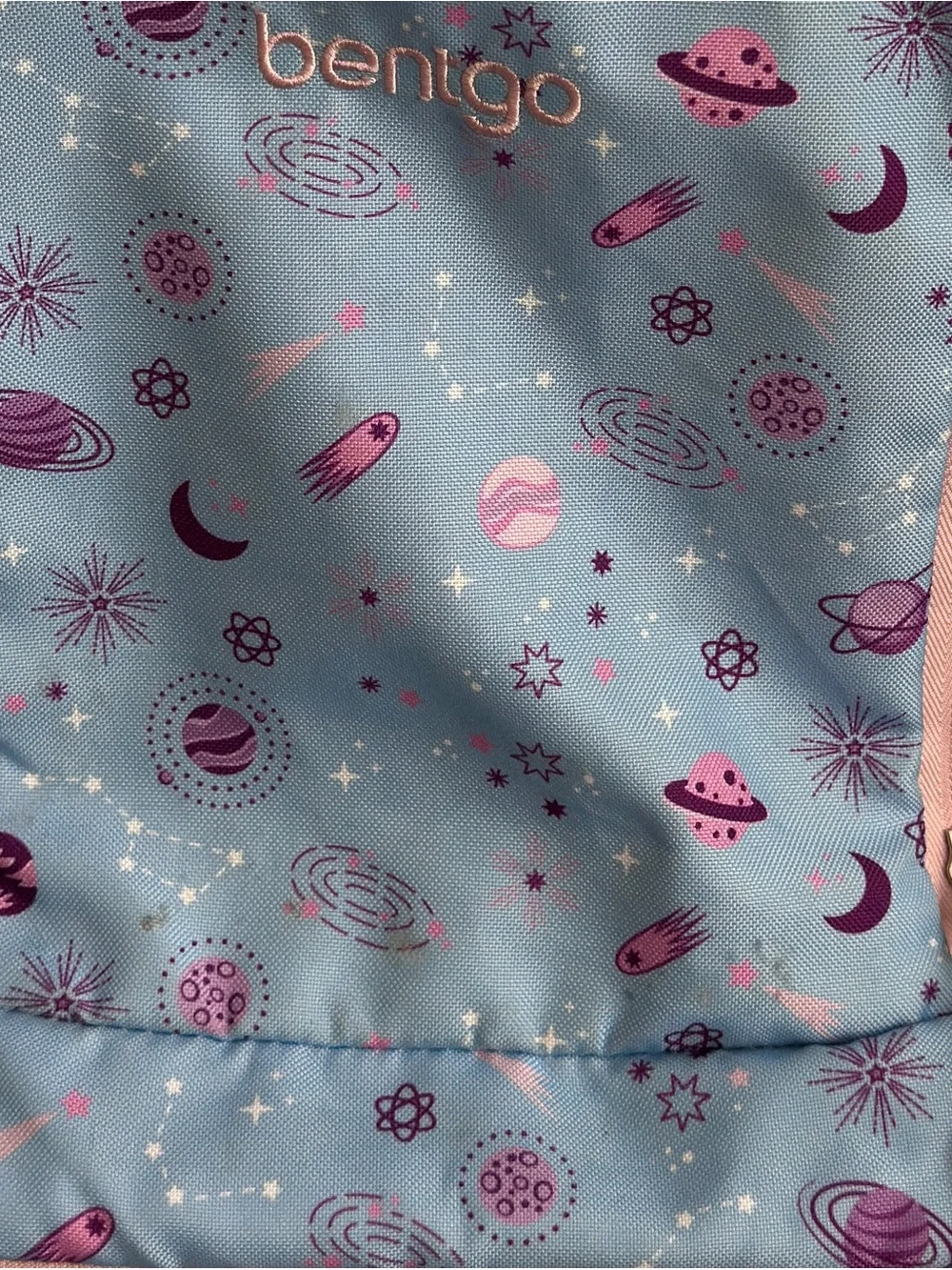Bento Kids' Light Blue & Pink Space-Print Backpack